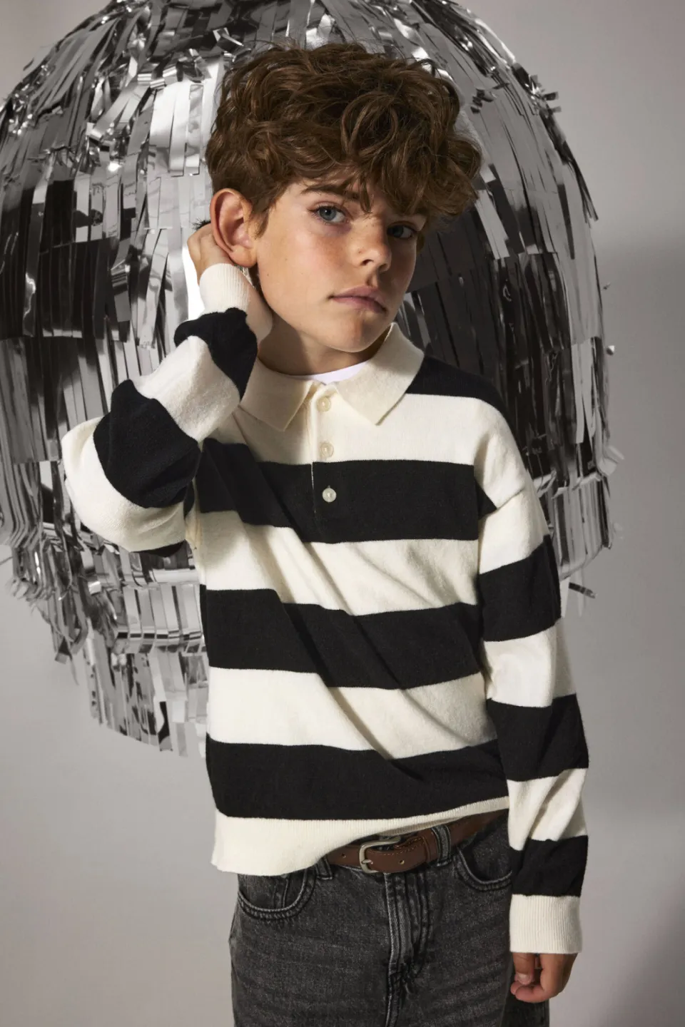 NAME IT KIDS trui zwart gebreid, foto 6