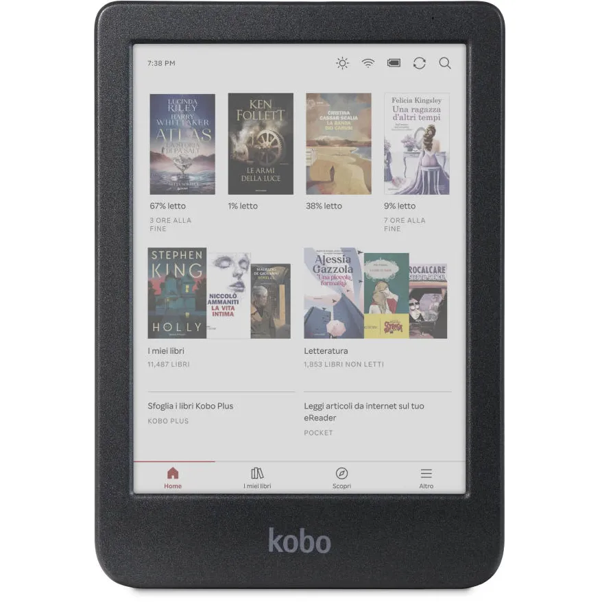 Kobo Clara Colour e-reader zwart, foto 3