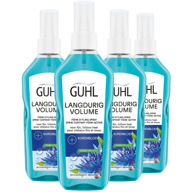 Guhl Langdurige Volume Föhn-Active styling spray - 4 x 150 ml