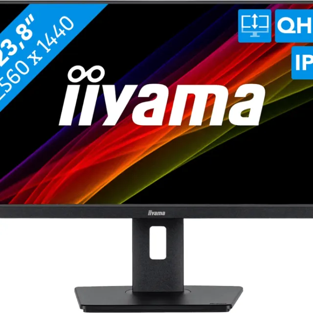 Iiyama ProLite XUB2492QSU-B1 monitor zwart