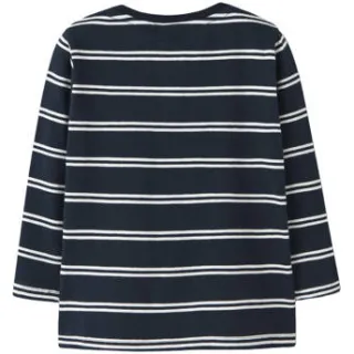 NAME IT MINI Spider-Man gestreepte longsleeve donkerblauw, foto 2