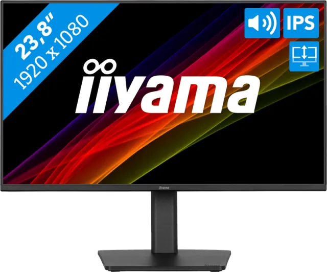Iiyama ProLite XB2491HS-B1 monitor zwart