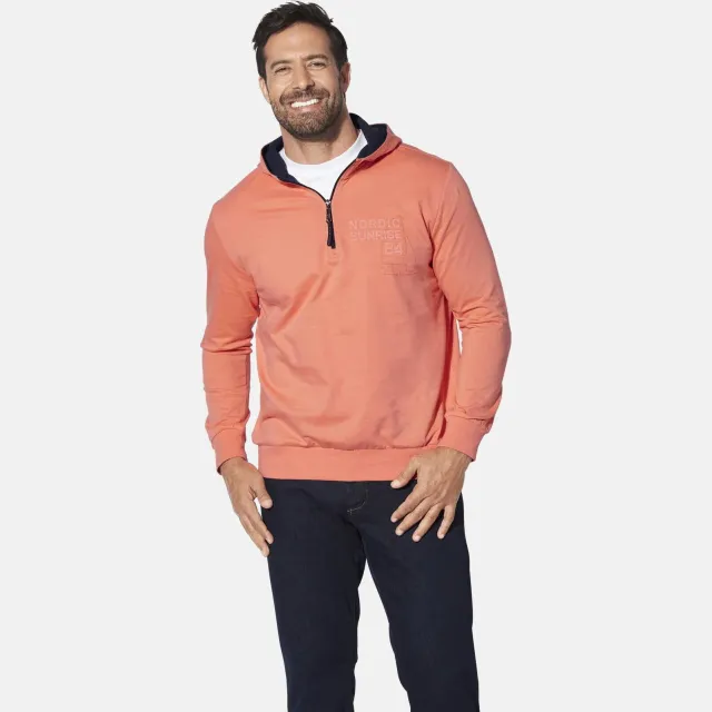 Jan Vanderstorm hoodie KORBENKT Plus Oranje