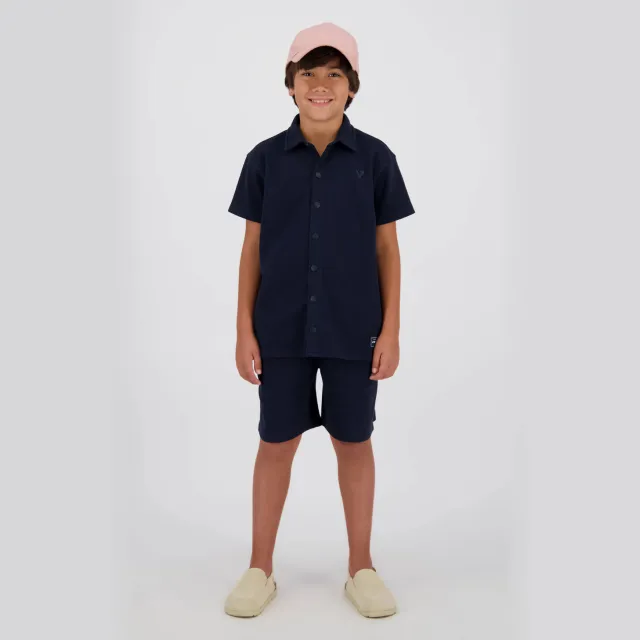 Vingino overhemd donkerblauw