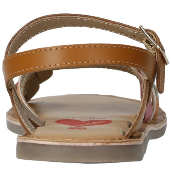 Kipling sandalen bruin / roze / blauw / oranje, foto 4