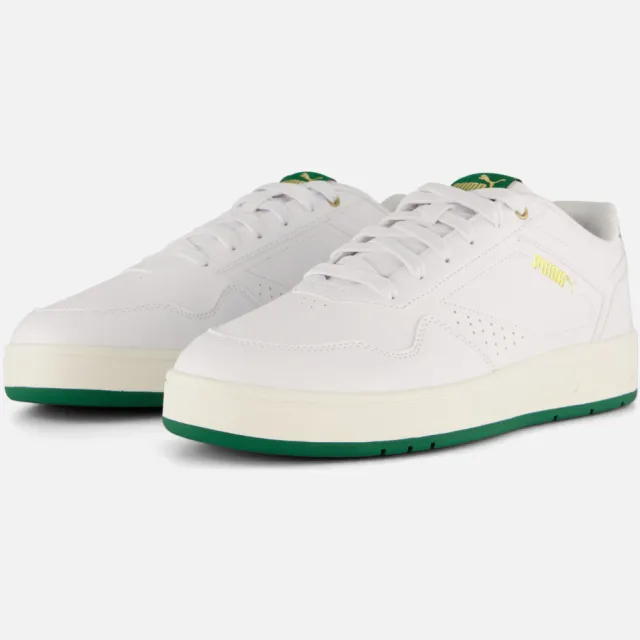 Puma Puma Court Classic Sneakers wit Synthetisch wit - groen