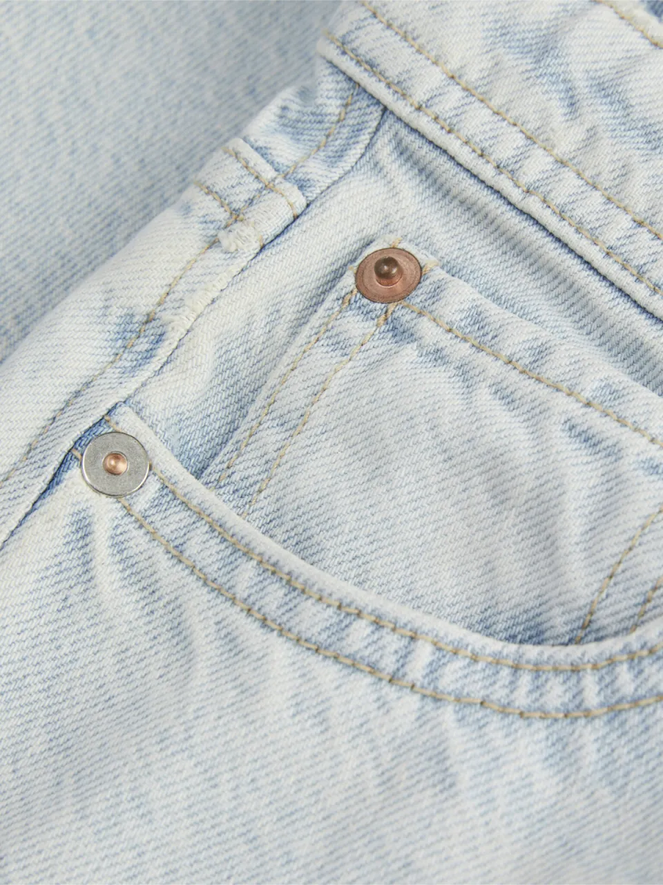 Jack & Jones JUNIOR high waist extra baggy fit jeans light blue denim, foto 7