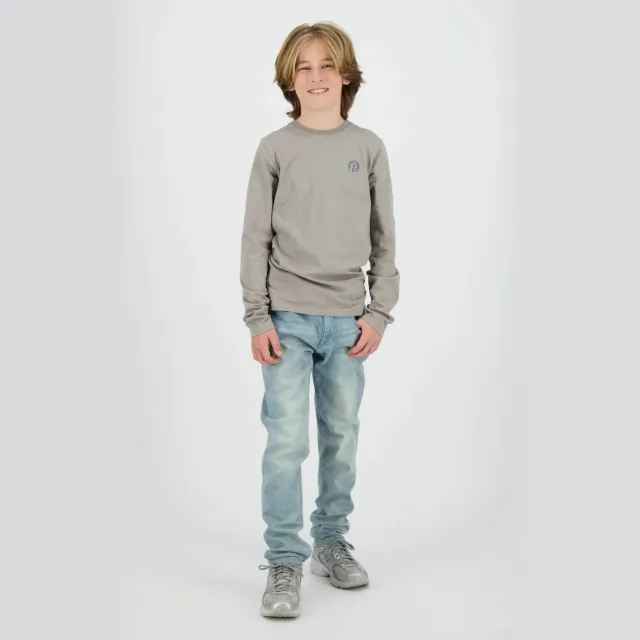 Raizzed Hame longsleeve met backprint grijs