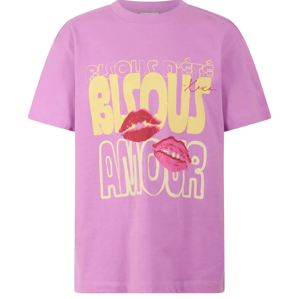 Shoeby T-shirt lila met print, foto 2
