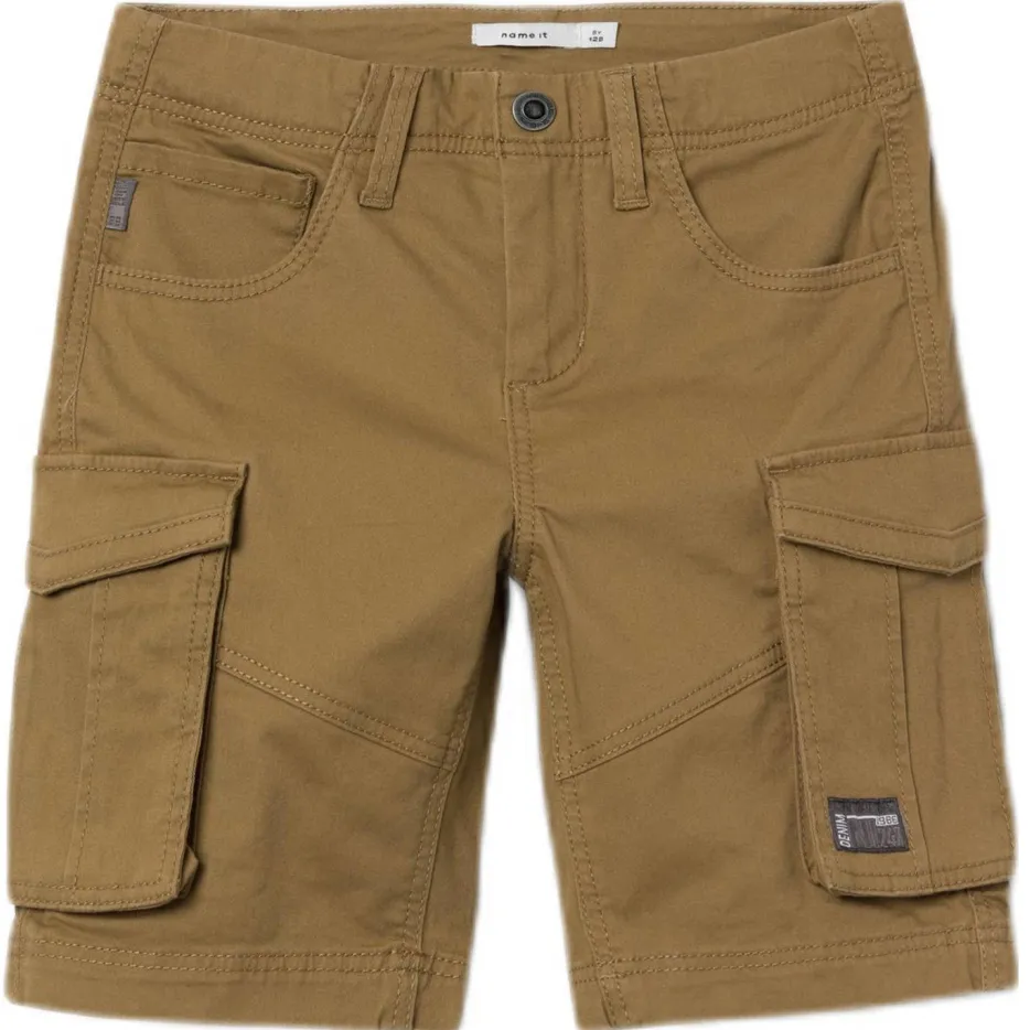 NAME IT NKMRYAN cargo bermuda olijfgroen, foto 4