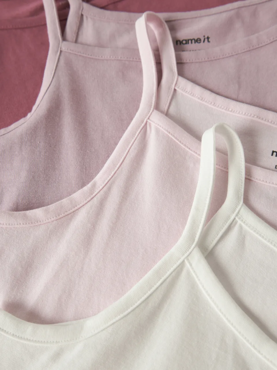 NAME IT hemd set van 4 paars wit roze, foto 7