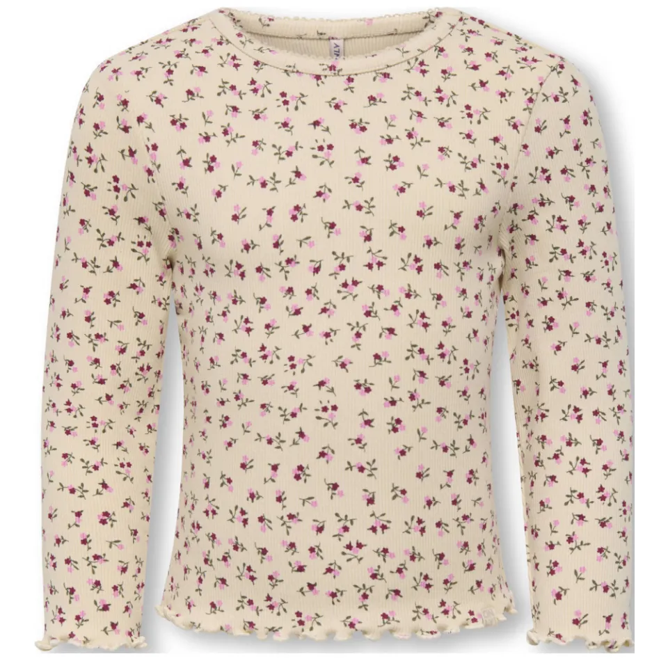 Only longsleeve gebreid ecru, foto 2