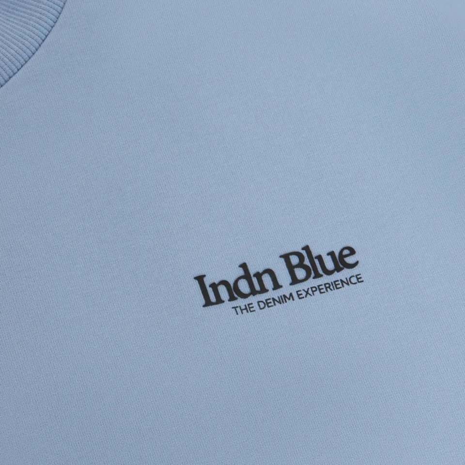 Indian Blue Jeans oversized sweater - lichtblauw, foto 4