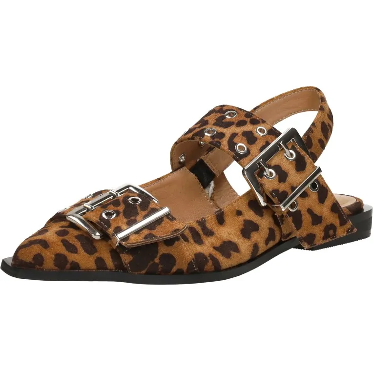 Sub55 slingbacks bruin luipaardprint, foto 3