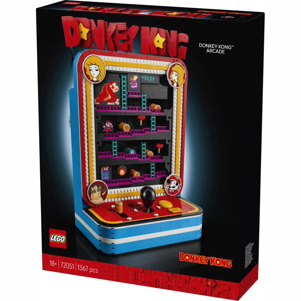 Lego Super Mario Donkey Kong-Arcadekast Bouwpakket voor Volwassenen 72051, foto 7