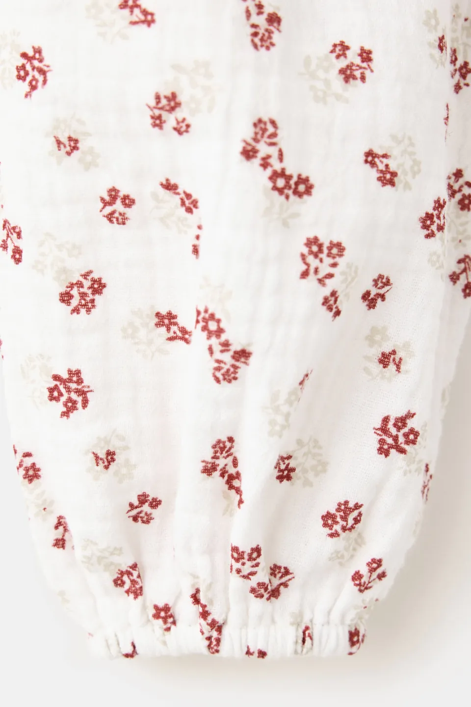 Mango Kids gebloemde blouse ecru rood, foto 5