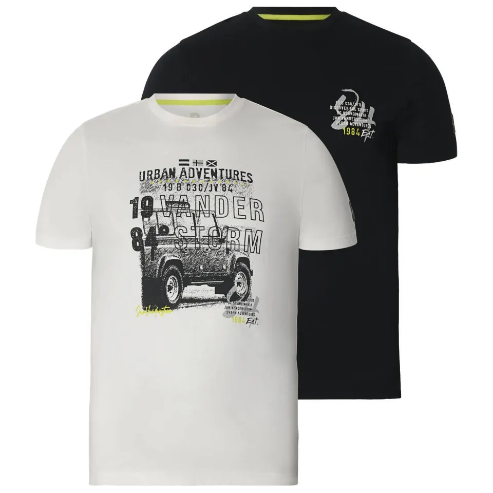 Jan Vanderstorm Atle t-shirt wit, foto 3