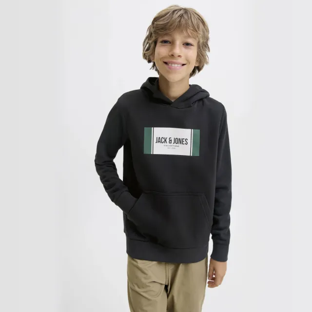 Jack & Jones JUNIOR hoodie zwart