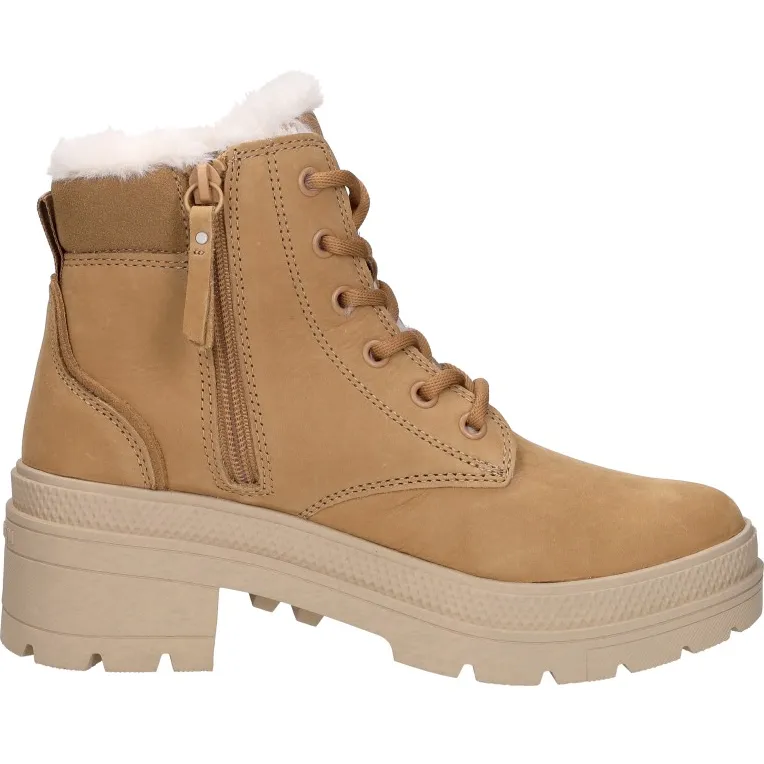 Palladium Pallarise NBK enkellaarzen cognac, foto 7