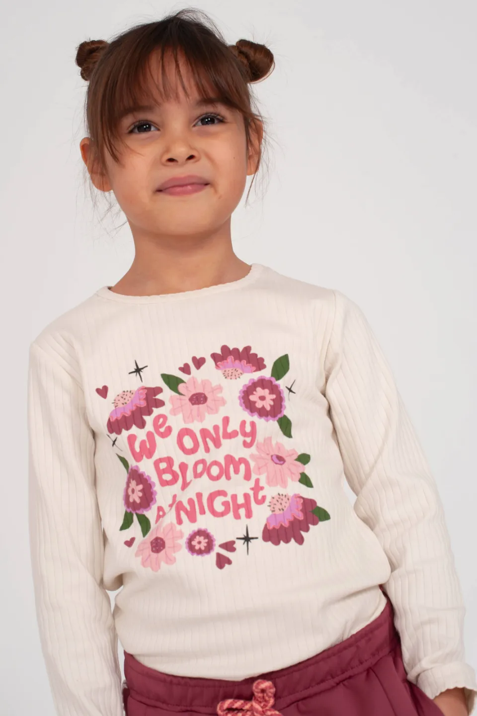 Jubel Moon Flowers longsleeve offwhite, foto 7