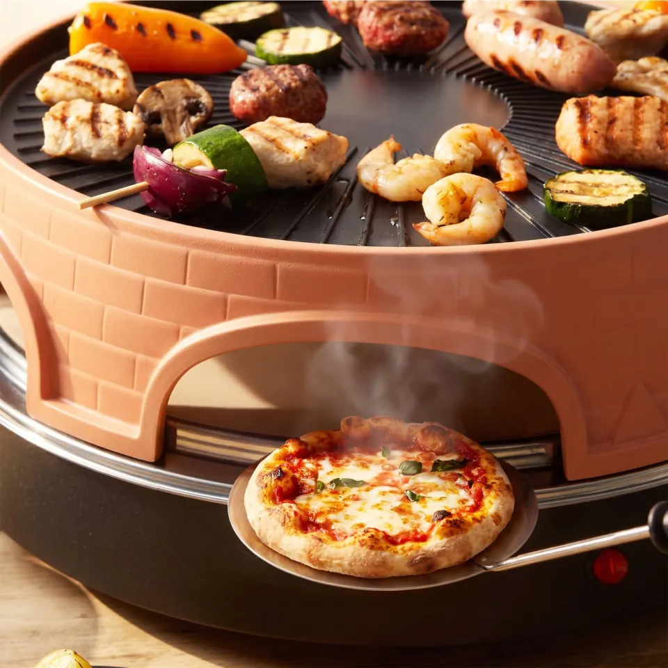 Emerio 3-in-1 Pizzarette pizzamaker zwart, foto 8