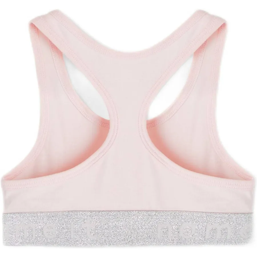 NAME IT bh top lichtroze/grijs melange (set van 2), foto 4