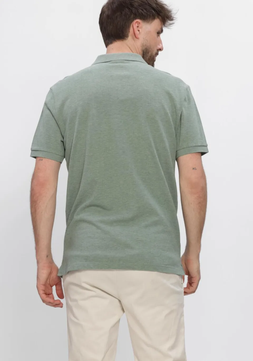Profuomo Heren Polo's & T-shirts Basic Pique - Groen, foto 5