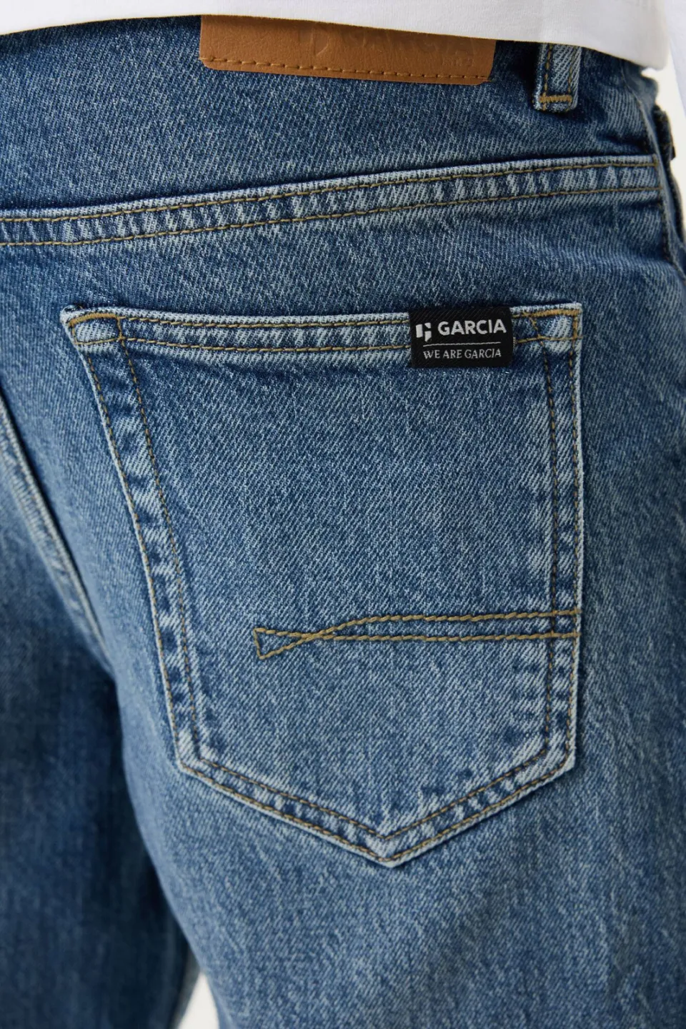 Garcia Dalino tapered jeans - mediumblauw, foto 4