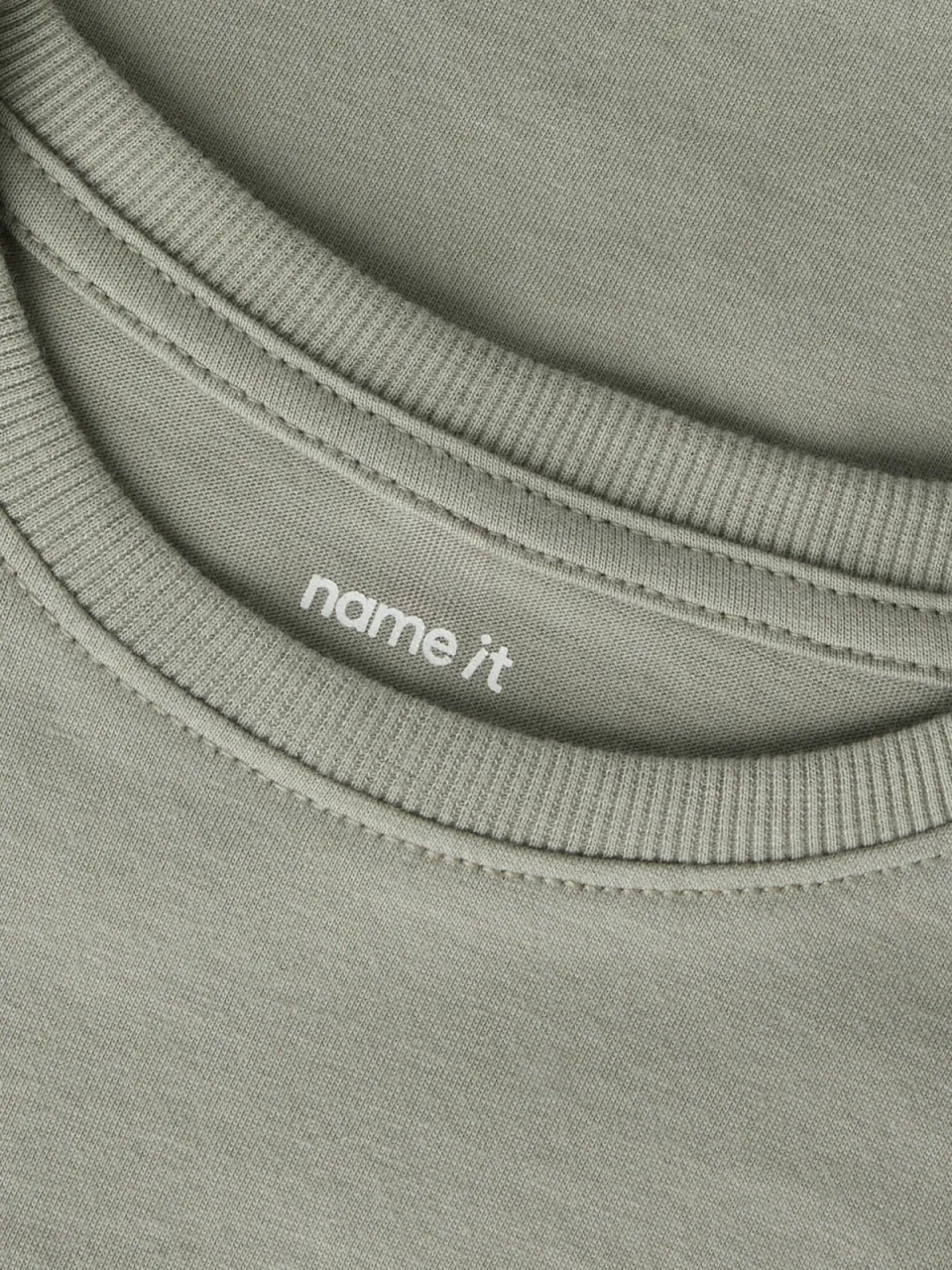 NAME IT MINI T-shirt lichtgroen grijs, foto 3
