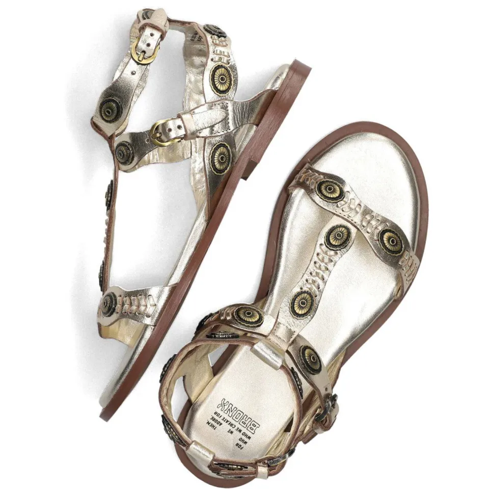 Bronx Sandalen Sky-ler 85036-m Goud, foto 2