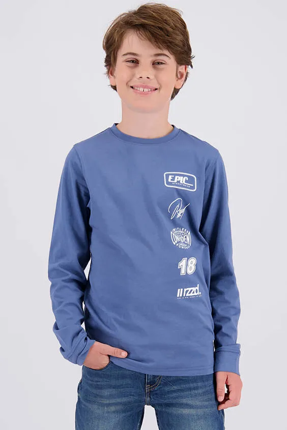 Raizzed longsleeve blauw