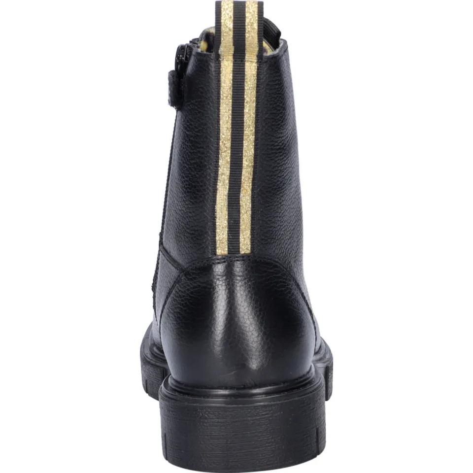 Nelson Kids leren veterboots zwart, foto 5