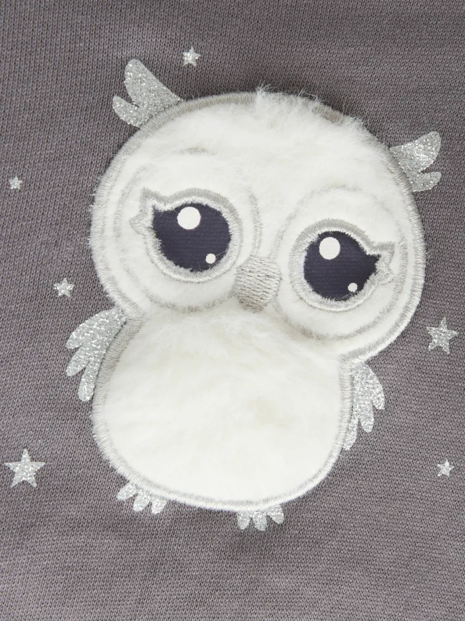 GUPPY BABY sweater met ruches en print - grijs, foto 6