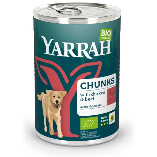 Yarrah Beef Chunks hondenvoer, foto 2