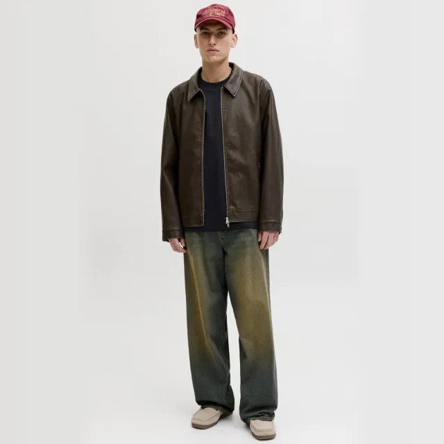 Jack & Jones ESSENTIALS oversized T-shirt zwart Black