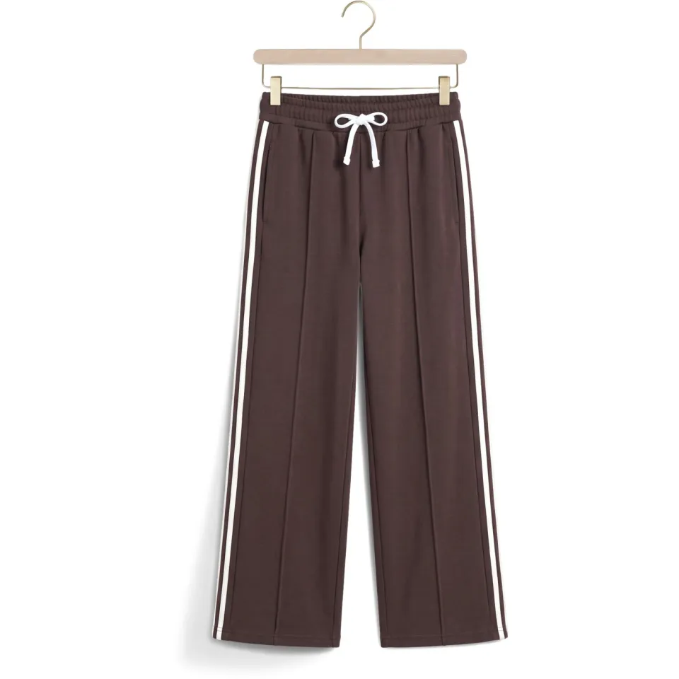 Retour Jeans Lexia wide leg sweatpant donkerbruin, foto 2