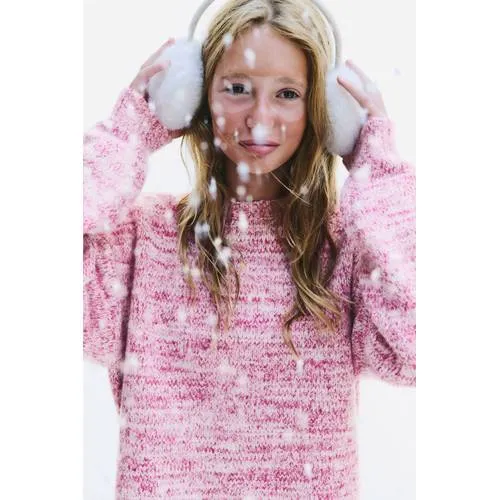 Mango Kids gebreide trui - roze, foto 3
