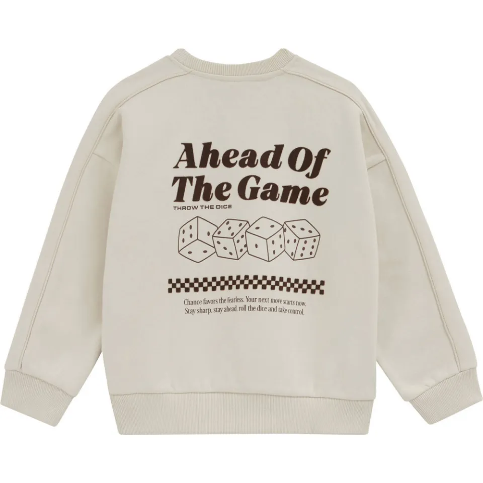 WE Fashion sweater met backprint - ecru, foto 4