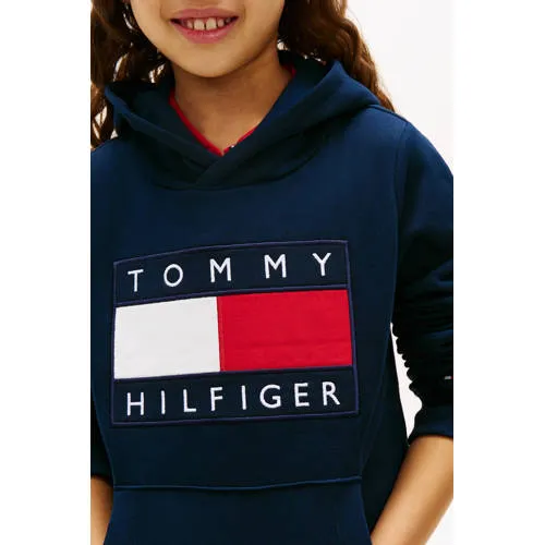 Tommy Hilfiger hoodie donkerblauw, foto 7