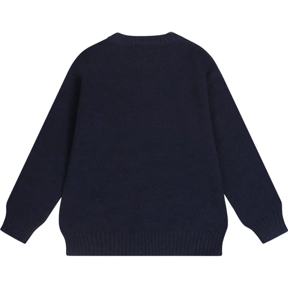 Tumble 'n Dry sweat gebreide trui met print - donkerblauw, foto 3