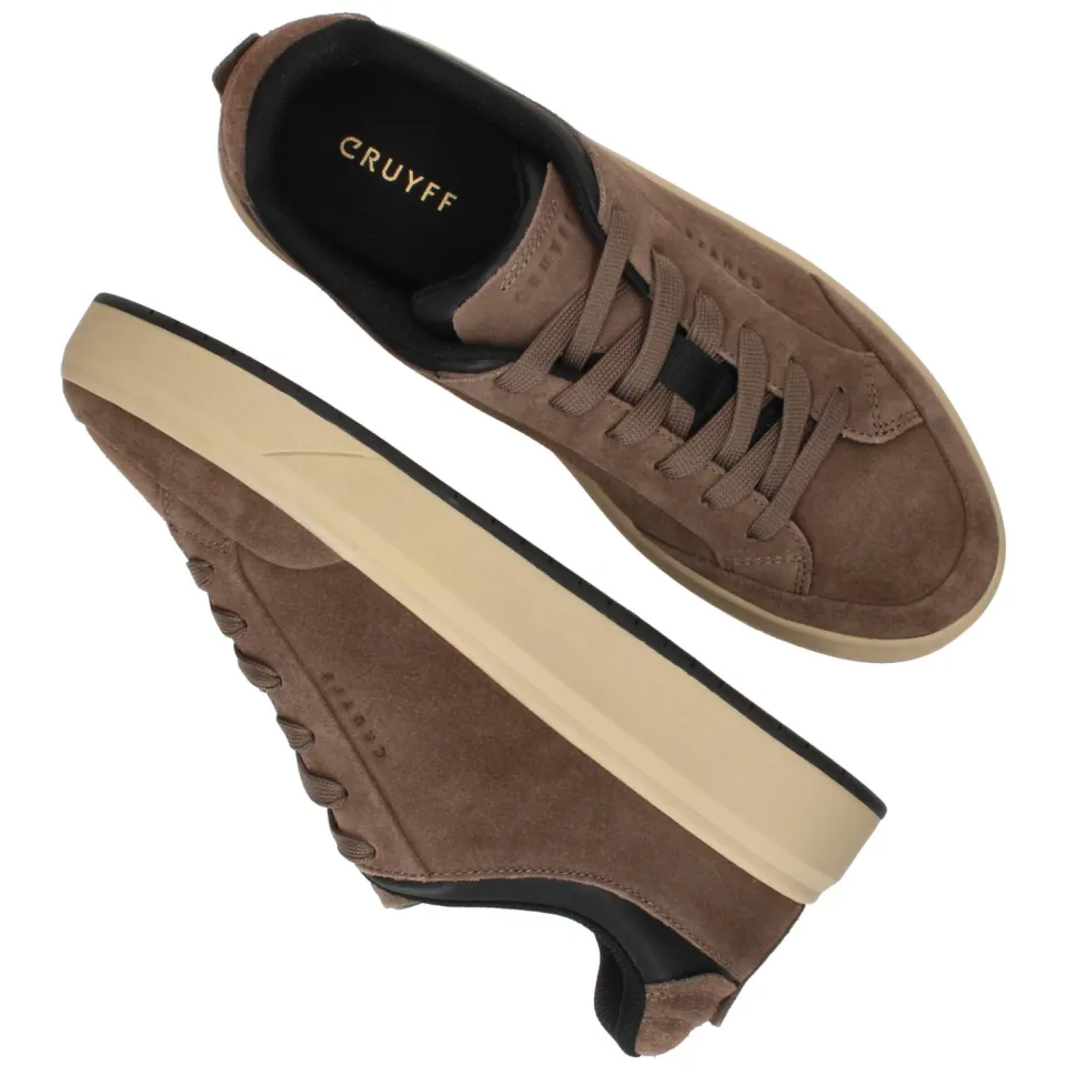 Cruyff Derby Classic lage sneaker taupe, foto 7