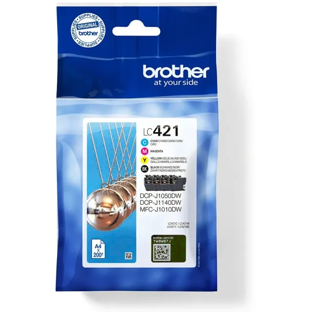 Brother LC421VAL inktcartridge 4 kleuren