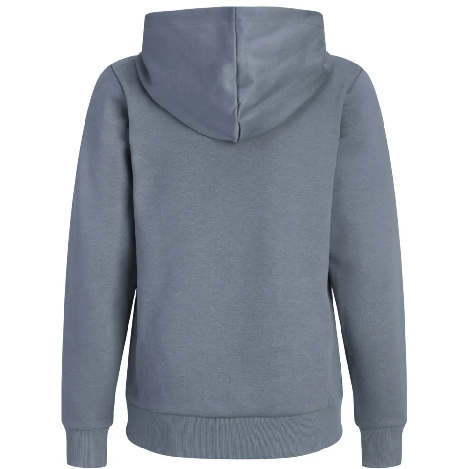 Jack & Jones JUNIOR rechtvallende hoodie met logo - grijsblauw, foto 4