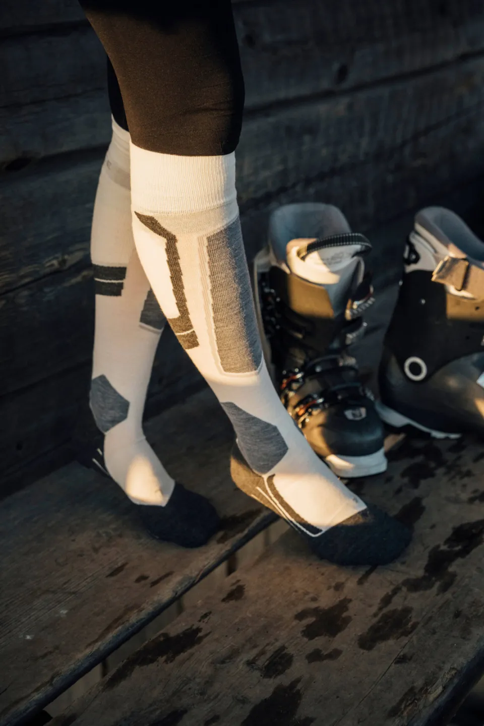 Falke SK4 Advanced skisokken ecru, foto 5
