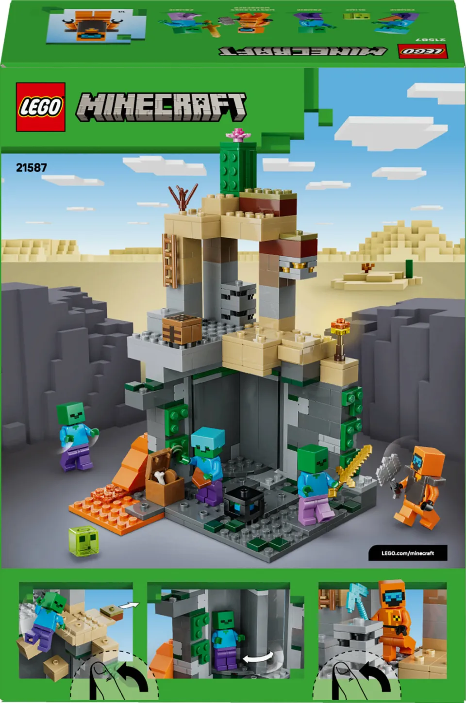 Lego Minecraft Zombiekerker Speelgoed voor Kinderen en Gamers 21587, foto 6