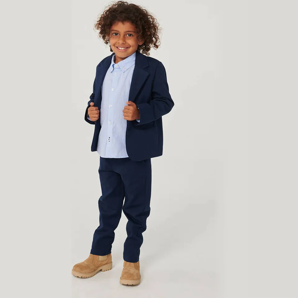 Copenhagen Colors regular fit chino donkerblauw, foto 6
