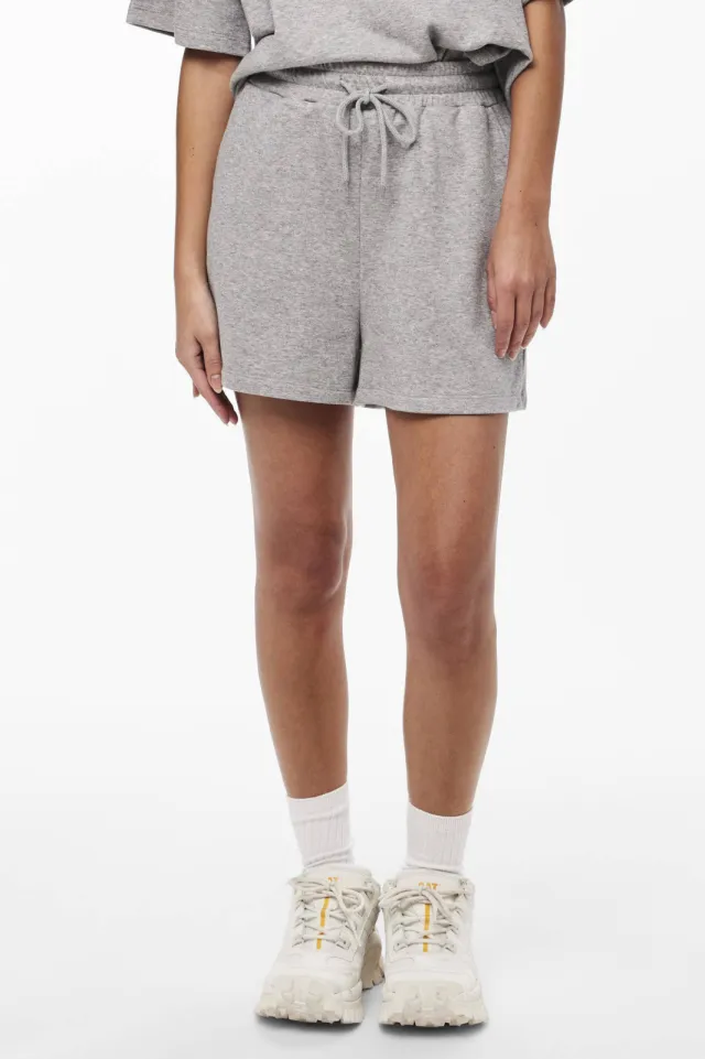 Pieces PCCHILLI sweatshort grijs, foto 4