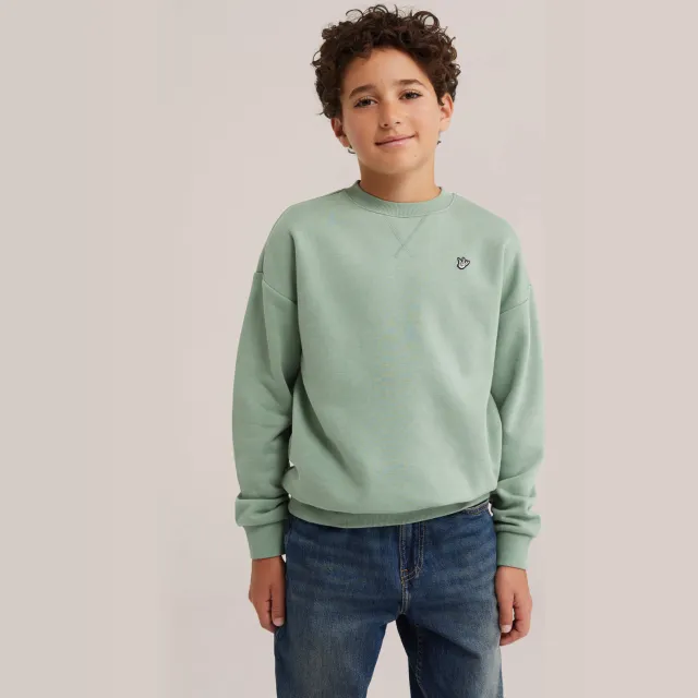 WE Fashion sweater - lichtgroen