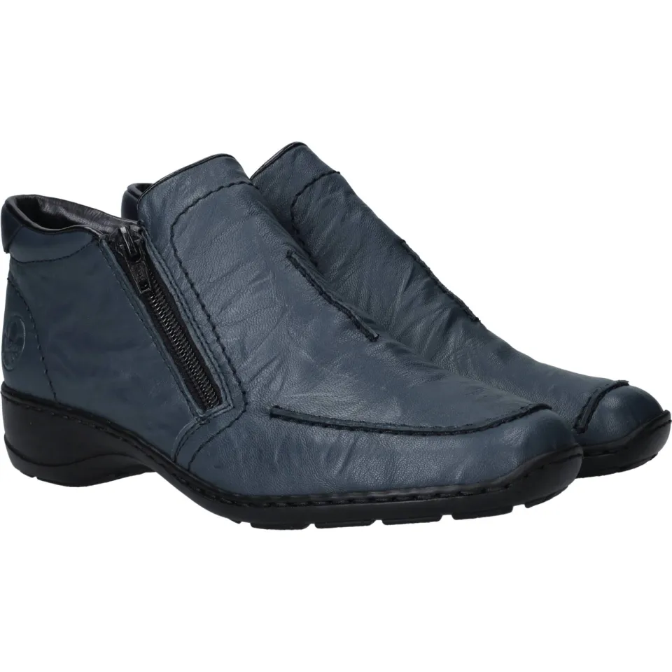 Rieker enkellaarsjes blauw, foto 4