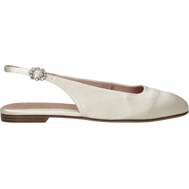 Tamaris slingbacks ballerina's gebroken wit